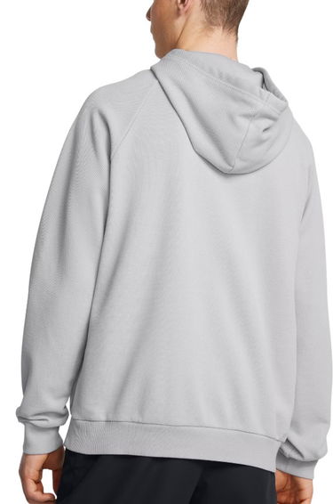 Mikina Under Armour Rival Fleece Texture Hoodie Šedá | 1389427-011, 1