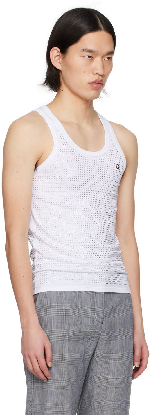 Tielko Coperni Coperni Appliqué Tank Top Biela | COPJS12855MEN, 1