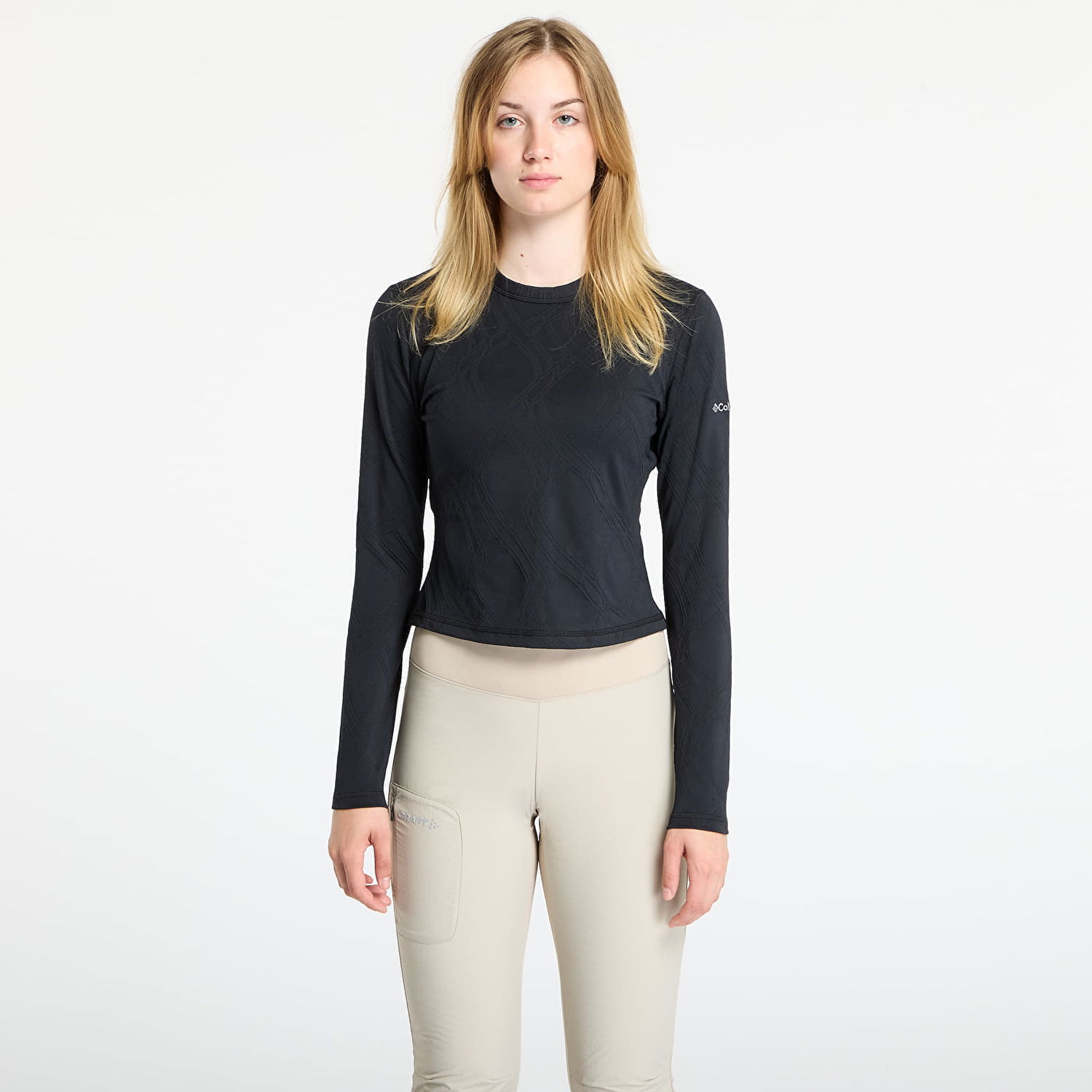 Tričko Columbia Granite Point™ Long-Sleeve Crew Neck T-shirt Čierna | 2135401010, 0