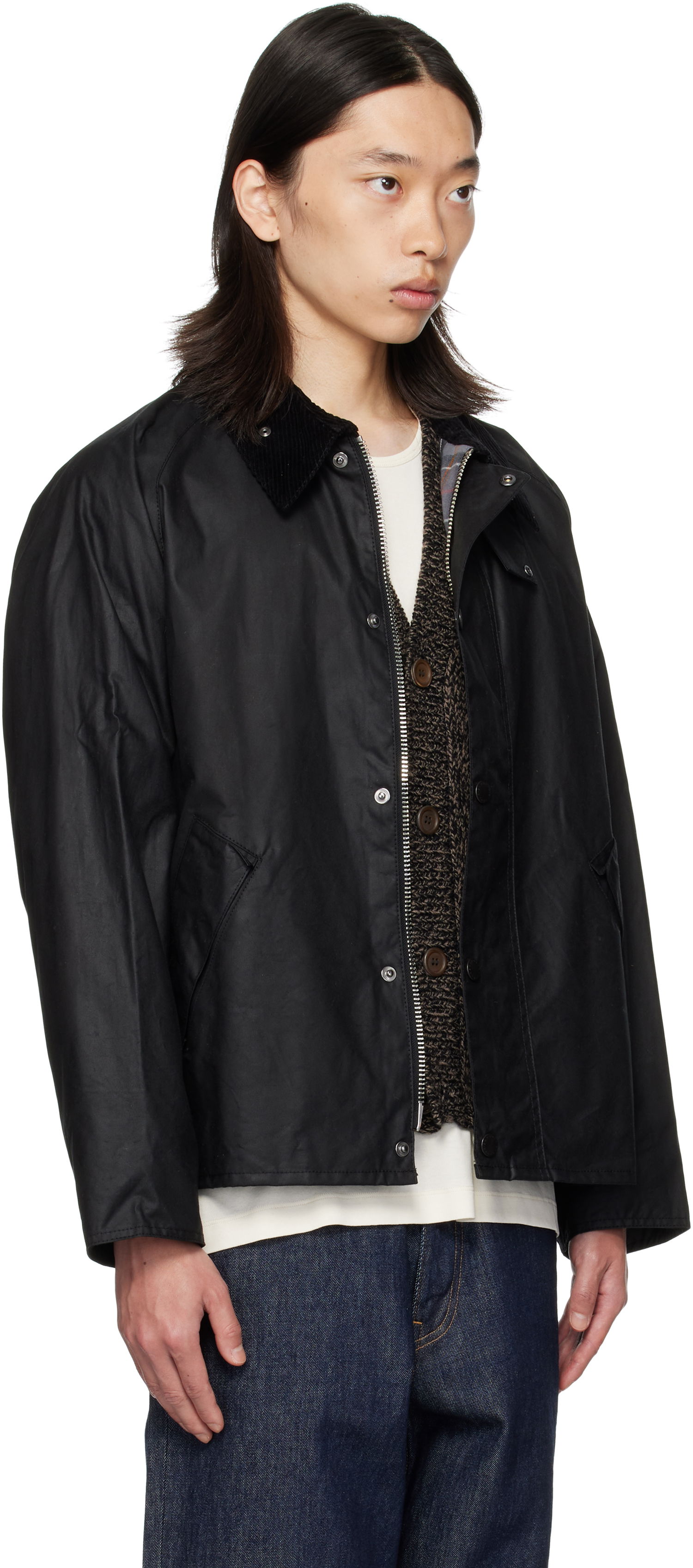 Bunda Barbour Wax Jacket Čierna | MWX1678BK91, 1