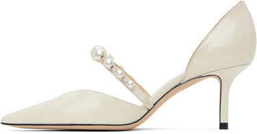 Tenisky a topánky Jimmy Choo Jimmy Choo Aurelie 65 Pearl Strap Pumps Biela | AURELIE 65, 2