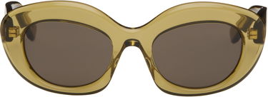 Slnečné okuliare Loewe LOEWE Curvy Logo Cat-Eye Sunglasses Zelené | LW40153I5196E 192337199646, 0