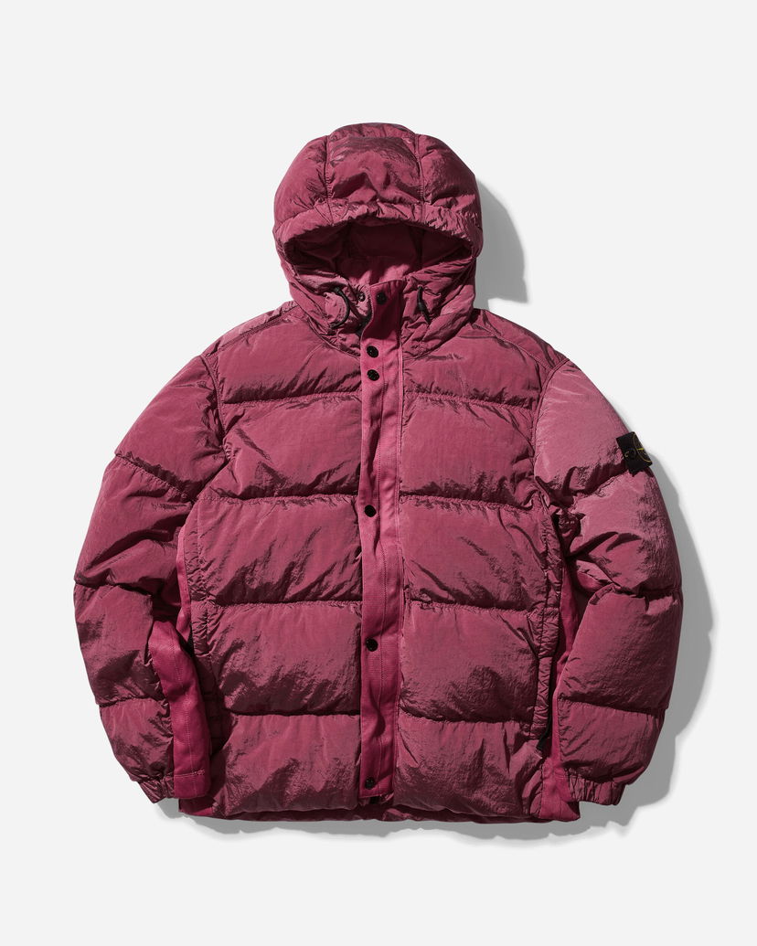 Prešívaná bunda Stone Island Hooded Down Jacket Ružová | 811541419 V0086