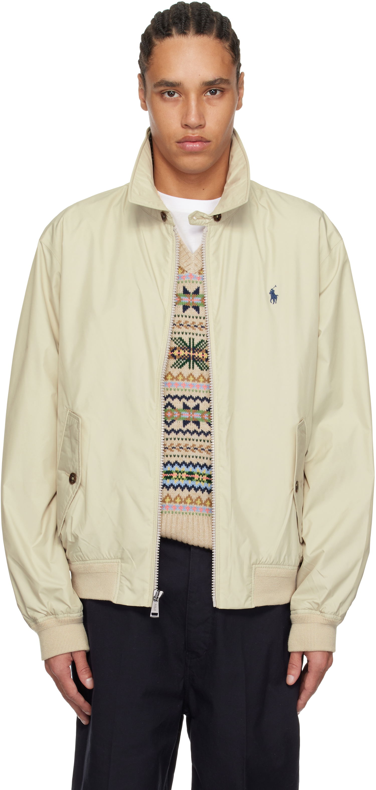 Bomber bunda Polo by Ralph Lauren Ralph Lauren Packable Taffeta Bomber Jacket Béžová | 710938512003, 0