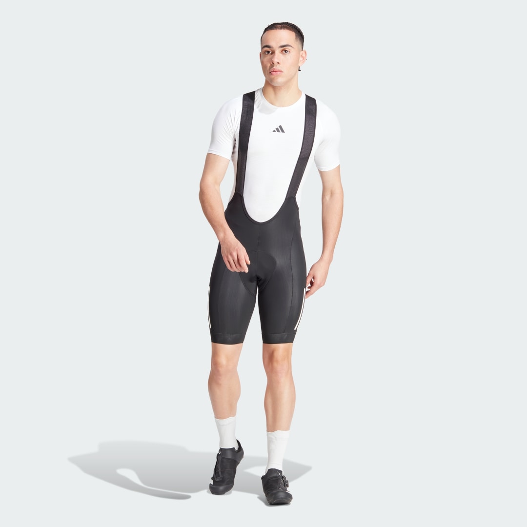 Šortky adidas Performance Essentials 3-Stripes Padded Cycling Bib Čierna | IP2676, 0