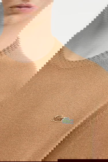 Sveter Lacoste Lacoste Wool Sweater Hnedá | AH2916, 3