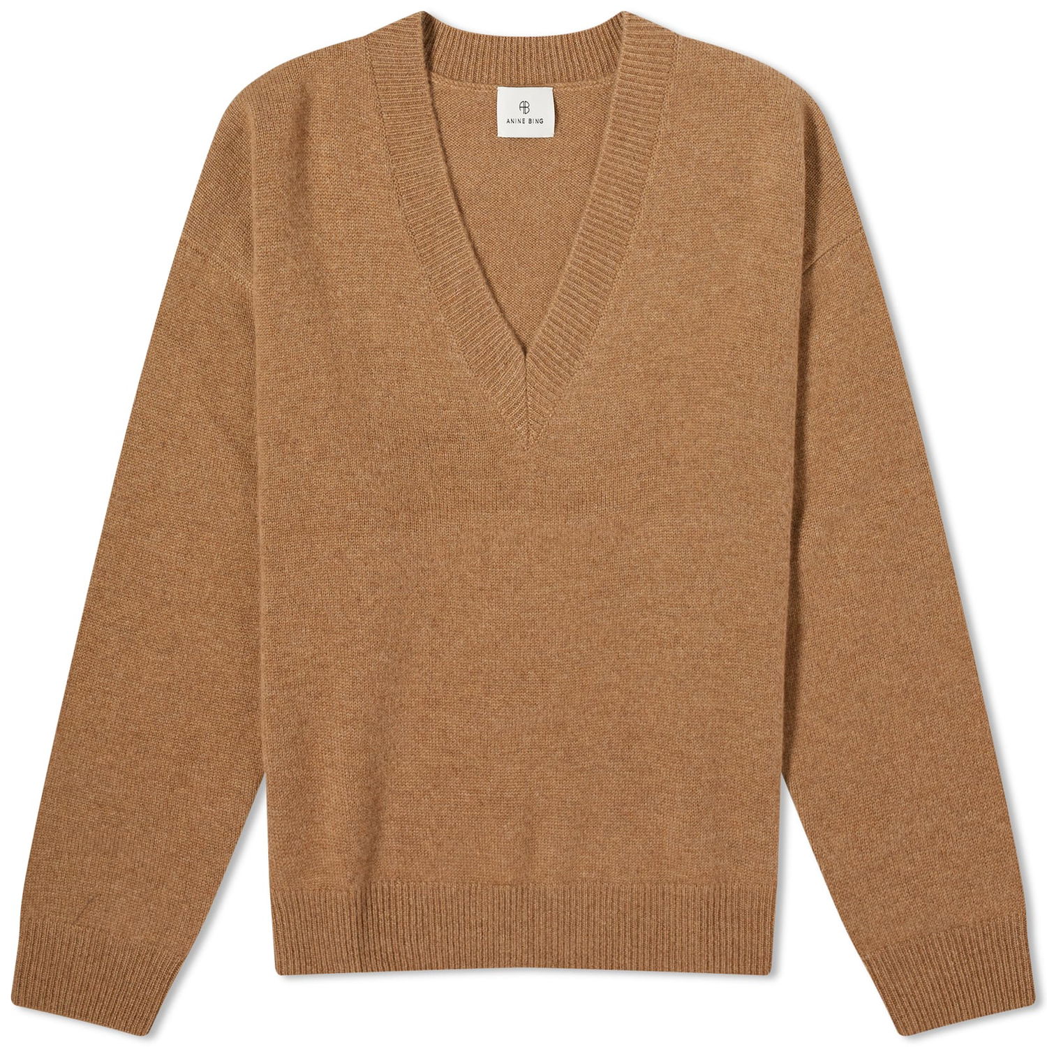 Sveter Anine Bing Lee V-Neck Jumper Hnedá | A-09-3280-200, 0