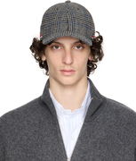 Thom Browne Prince of Wales Hunting Tweed Baseball Cap