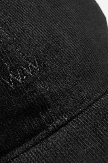 Šiltovka WOOD WOOD Cord Low Profile Cap Čierna | 12130810-9016-9999, 3