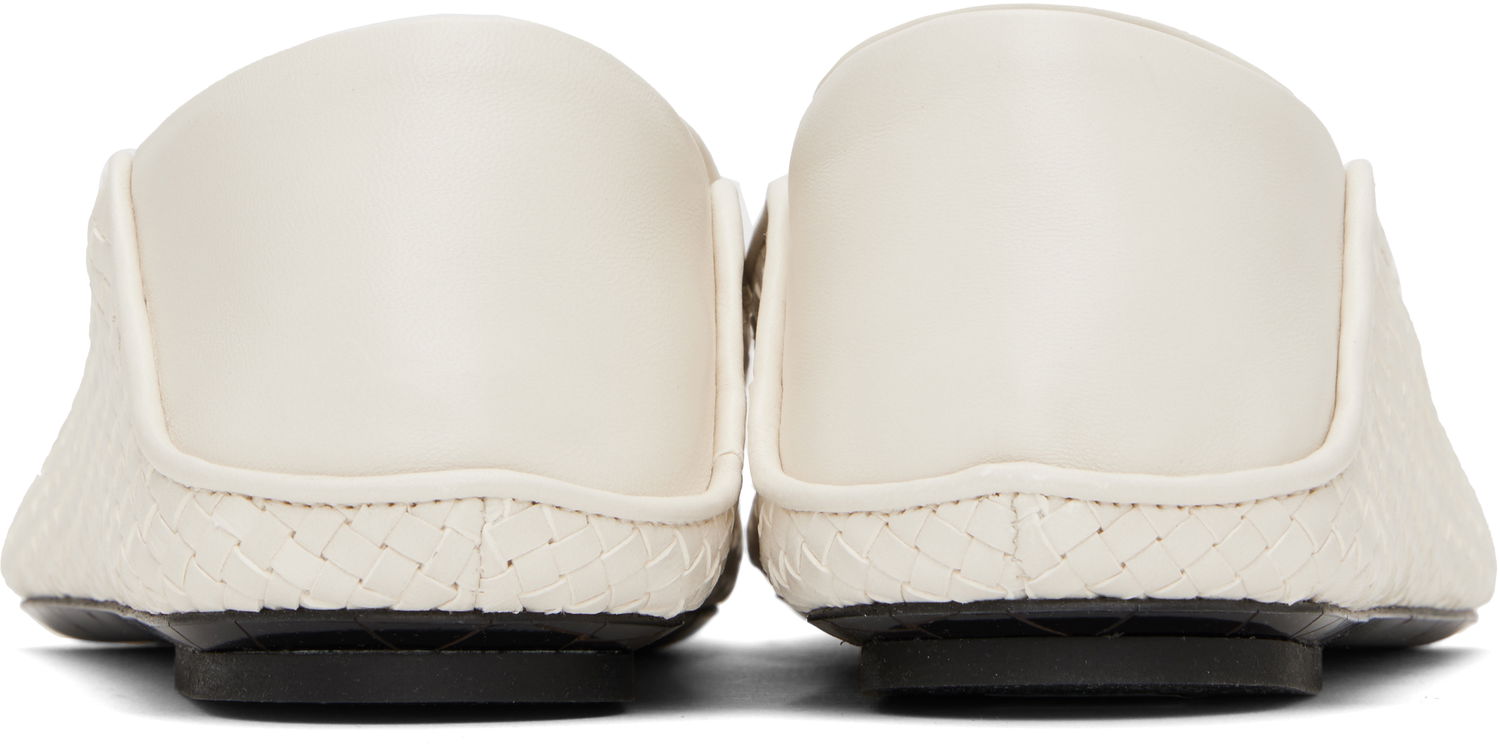 Starostlivosť o obuv Bottega Veneta Bottega Veneta Adamo Woven Slippers Biela | 807010 V4VE0, 1
