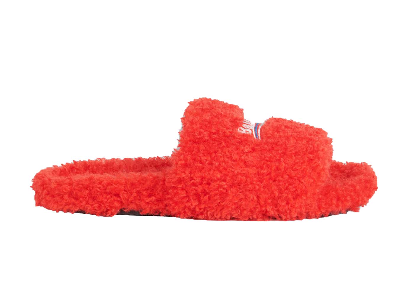 Tenisky a topánky Balenciaga Furry Slide Red White W Červená | 654261W2DO16596, 0