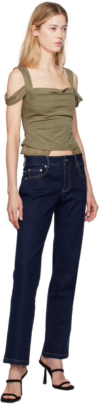 Džínsy Miaou Miaou Paris Jeans Modrá | 1050RWDBLD, 3