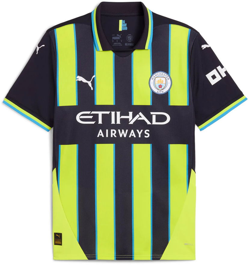 Košeľa Puma Manchester City 2024/25 Away Jersey Modrá | 775086-02