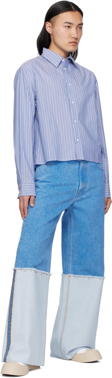 Džínsy Marni Marni Two-Tone Wide Leg Jeans Modrá | PUJU0106S0 USCW91, 3