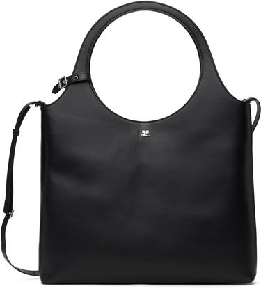 Kabelka Courrèges Courrèges Holy Day Leather Tote Bag Čierna | 125GSA161CR0065, 0