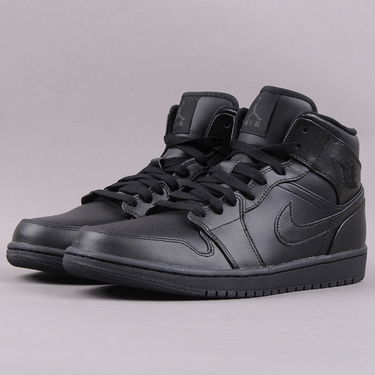 Tenisky a topánky Jordan Air Jordan 1 Mid 2013 ''Triple Black'' Čierna | 554724-010, 1