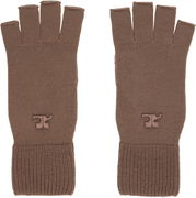 Courrèges Wool Fingerless Gloves