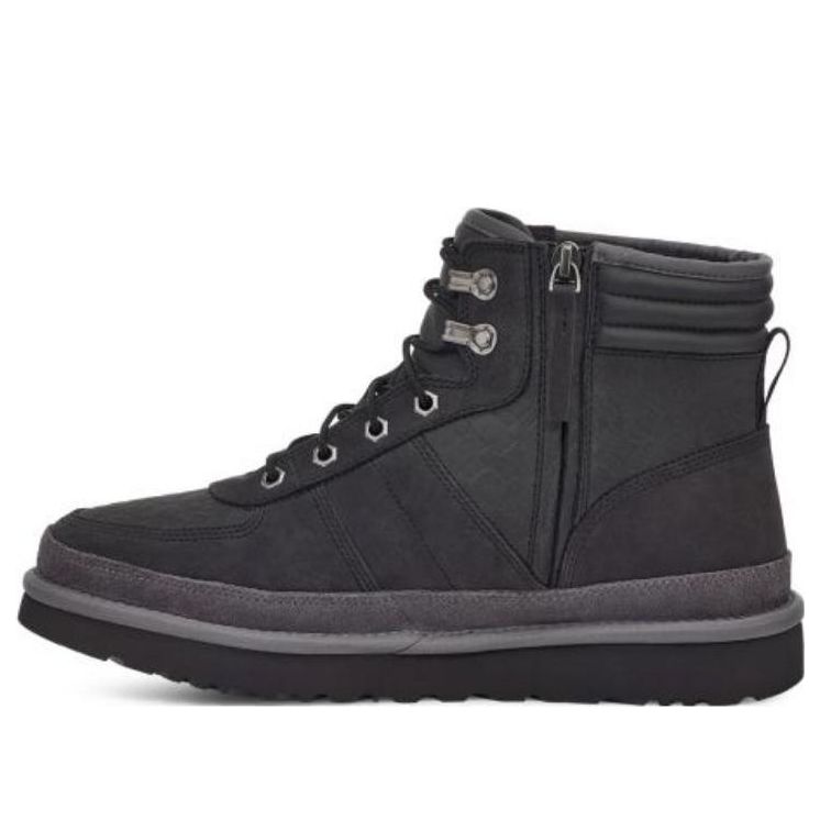 Tenisky a topánky UGG Men's Leather High Top Boots Čierna | 1130727-BLK