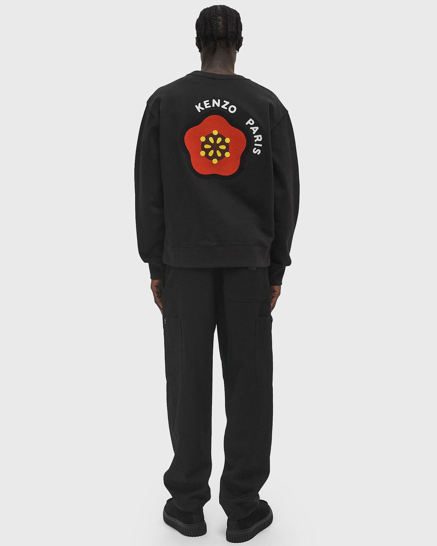 Mikina KENZO KENZO Pop Classic Embroidered Sweatshirt Čierna | FF55SW2734MC.99J, 1