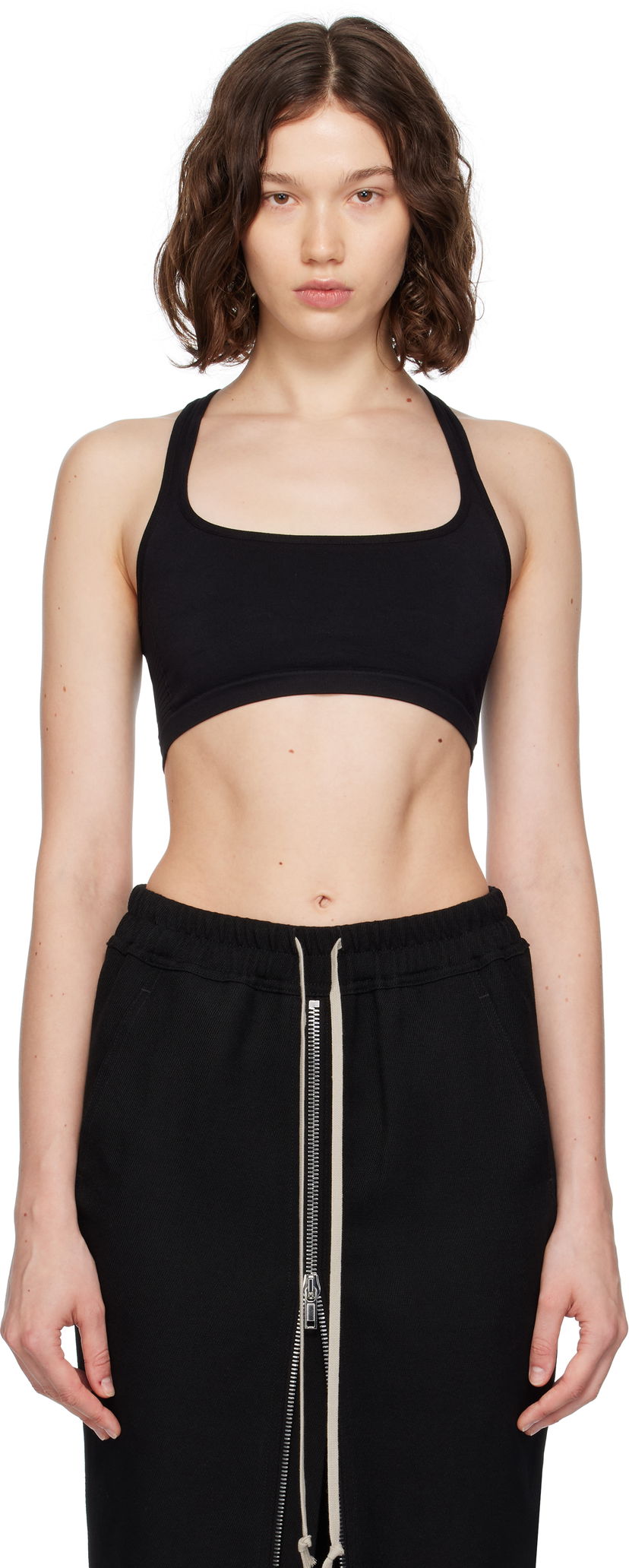 Podprsenka Rick Owens Rick Owens Concordians Unhorny Sports Bra Čierna | RP02E4699 KSP