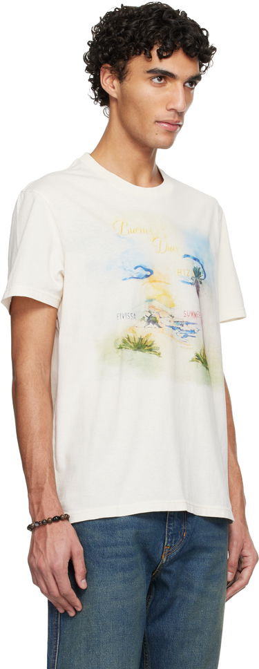 Tričko ISABEL MARANT Isabel Marant Honore Beach Graphic Print T-shirt Biela | TS0052HB-D1N08H, 1