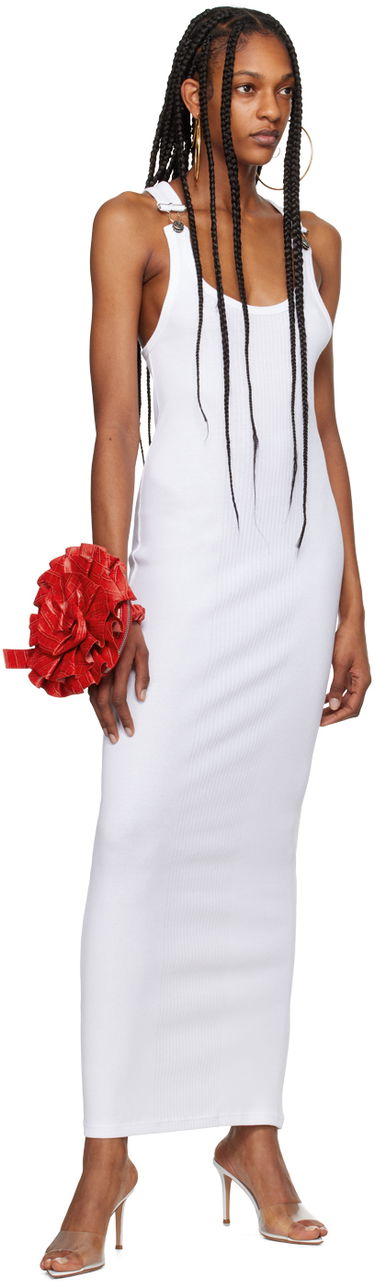 Šaty Jean Paul Gaultier Jean Paul Gaultier Strapped Maxi Dress Biela | 24/25-F-RO118-J054-01, 3