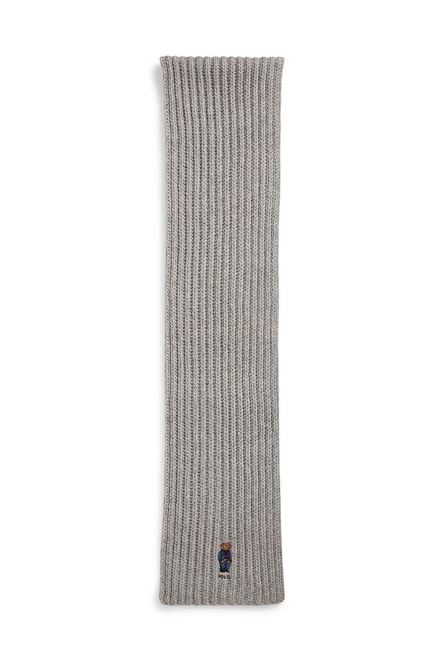 Šál Polo by Ralph Lauren Scarf Knitted Šedá | 455931877, 1