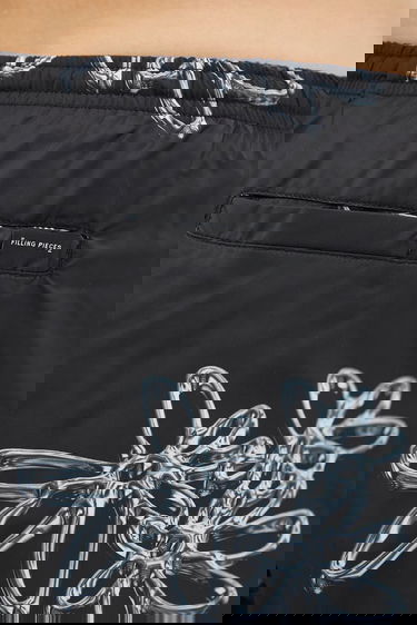Plavky Filling Pieces Filling Pieces Swim Shorts with Floral Print Čierna | 91413741861, 3