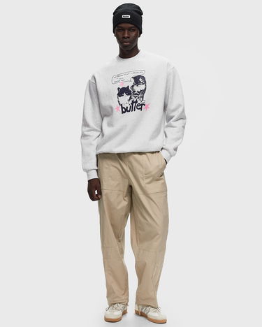 Mikina Butter Goods Upside Down Crewneck Šedá | P18129, 1