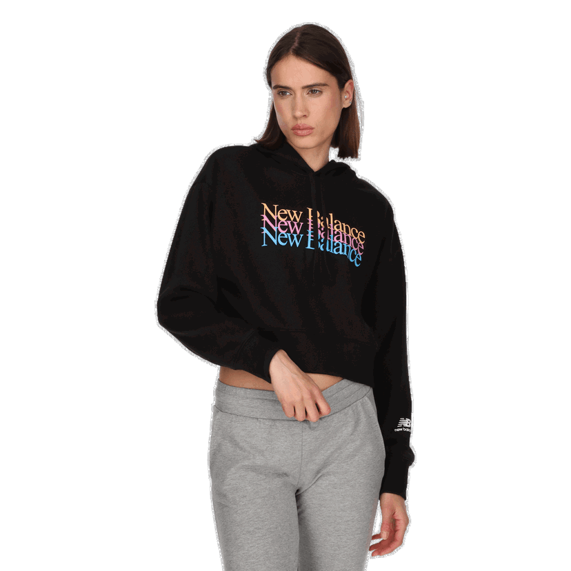 Mikina New Balance Essentials Celebrate Hoodie Čierna | WT21509-BK