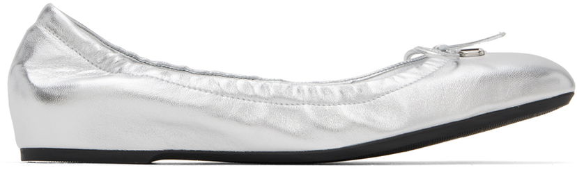 Tenisky a topánky Valentino Valentino Garavani VLogo Signature Ballerina Flats Metalická | 5W2S0JG3YDL