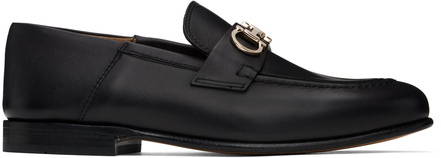 Tenisky a topánky FERRAGAMO Salvatore Ferragamo Gancini Ornament Mule Loafers Čierna | 758468, 0