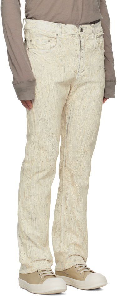 Džínsy Rick Owens Rick Owens Hollywood Headon Utility Jeans Biela | RR01E5308 SMMC, 1