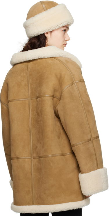 Prešívaná bunda TOTEME TOTEME Signature Shearling Jacket Hnedá | 251-WRO876-LE0107, 2