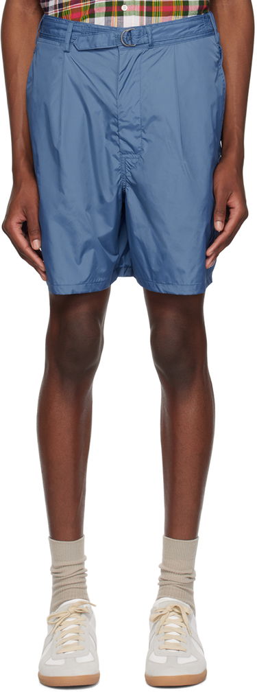 Šortky BEAMS Beams Plus Belted Shorts Modrá | 38250023139, 0