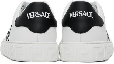 Tenisky a topánky Versace White Embroidered Greca Sneakers Biela | 1014460_1A00776, 1