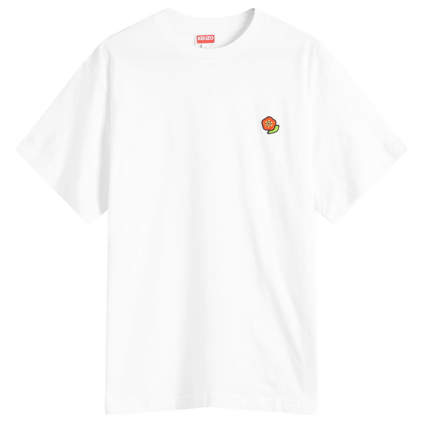 Tričko KENZO Pop Crest Embroidered Classic T-Shirt (Off White), Size Large Biela | FF55TS5284SG-02