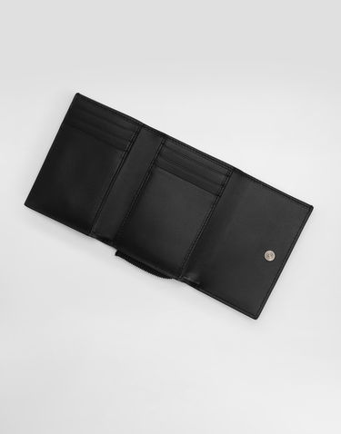 Peňaženka Dolce & Gabbana Calfskin French Flap Wallet With Raised Logo Čierna | BP3271AG21880999, 3