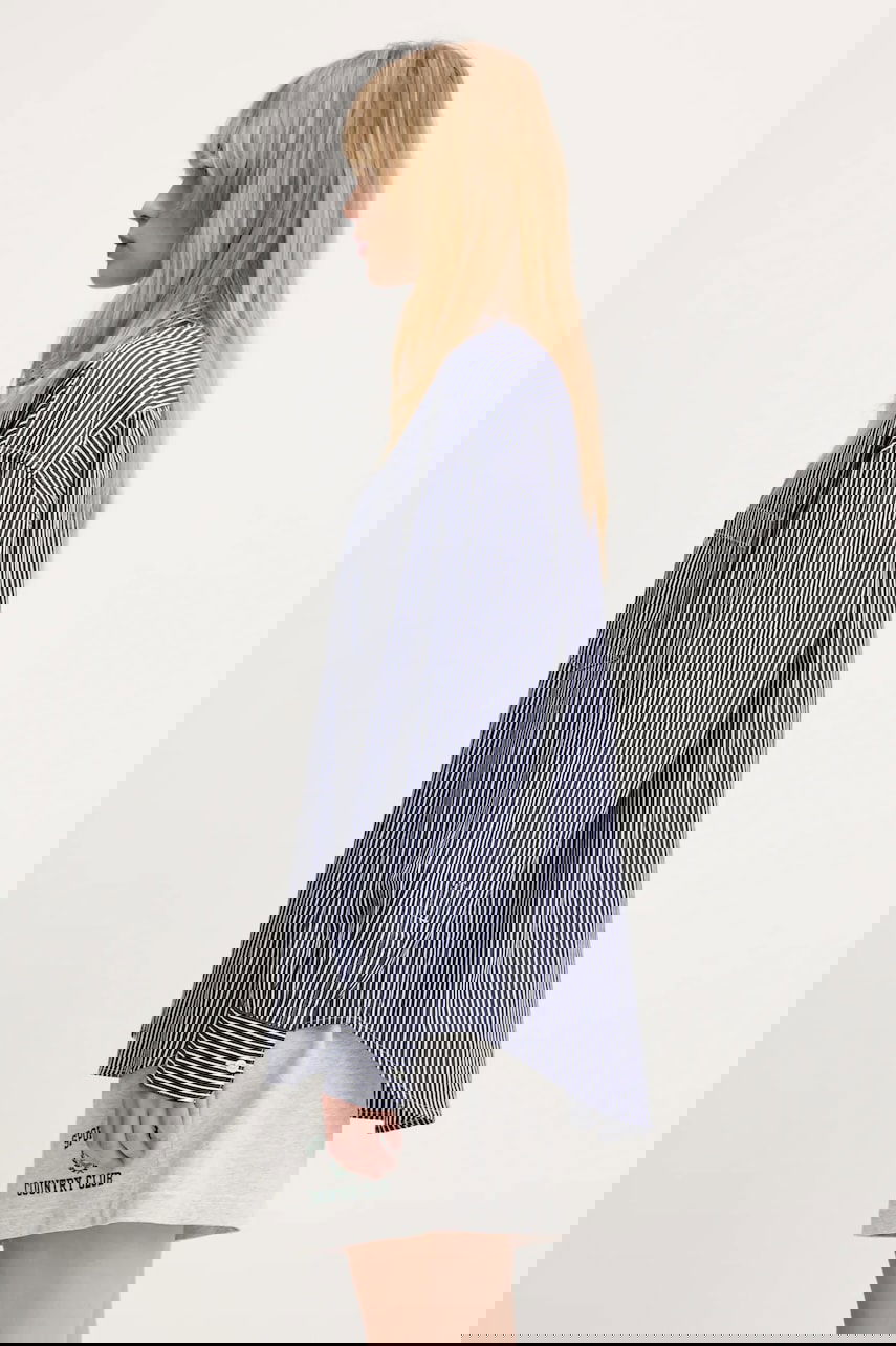 Košeľa Carhartt WIP Arvin L/S Shirt Relaxed Fit Striped Classic Collar Navy | I034560.2XXXX, 1