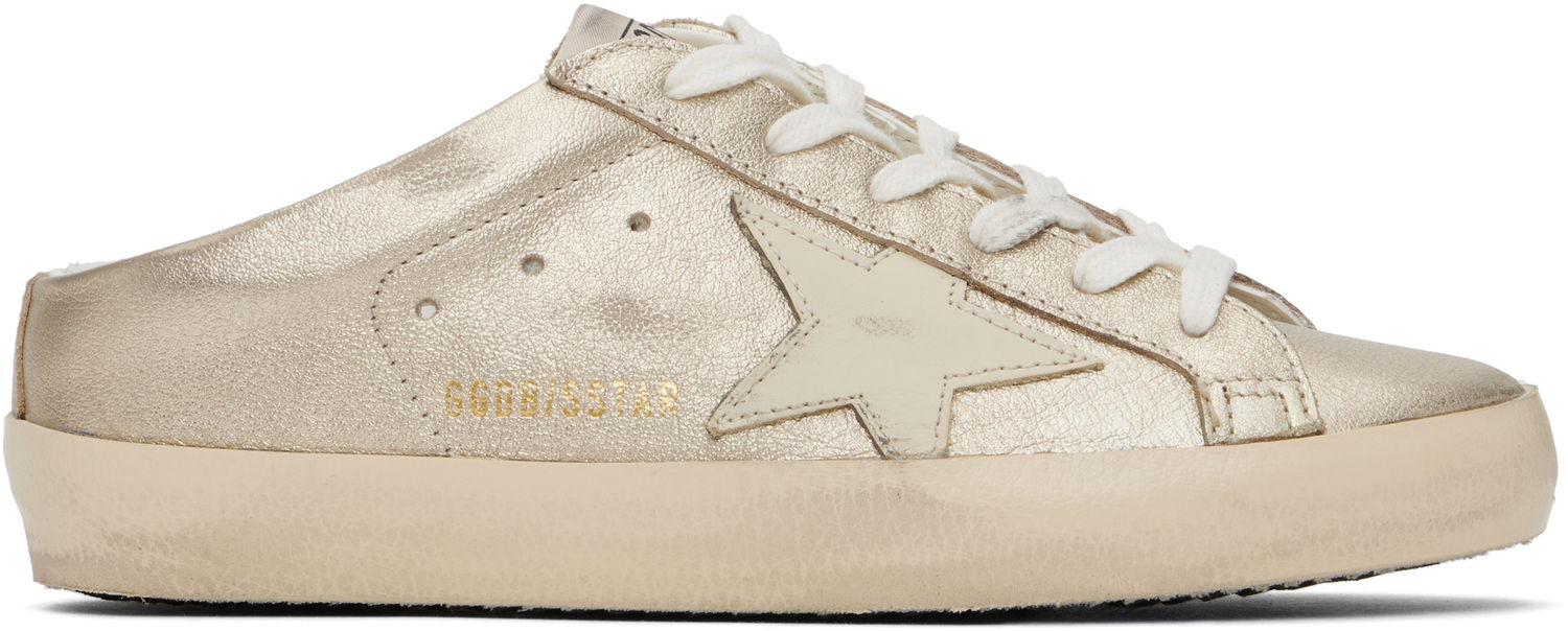 Oblečenie Golden Goose Golden Goose Super-Star Sabot Metalická | GWF00110.F006789.15582, 0