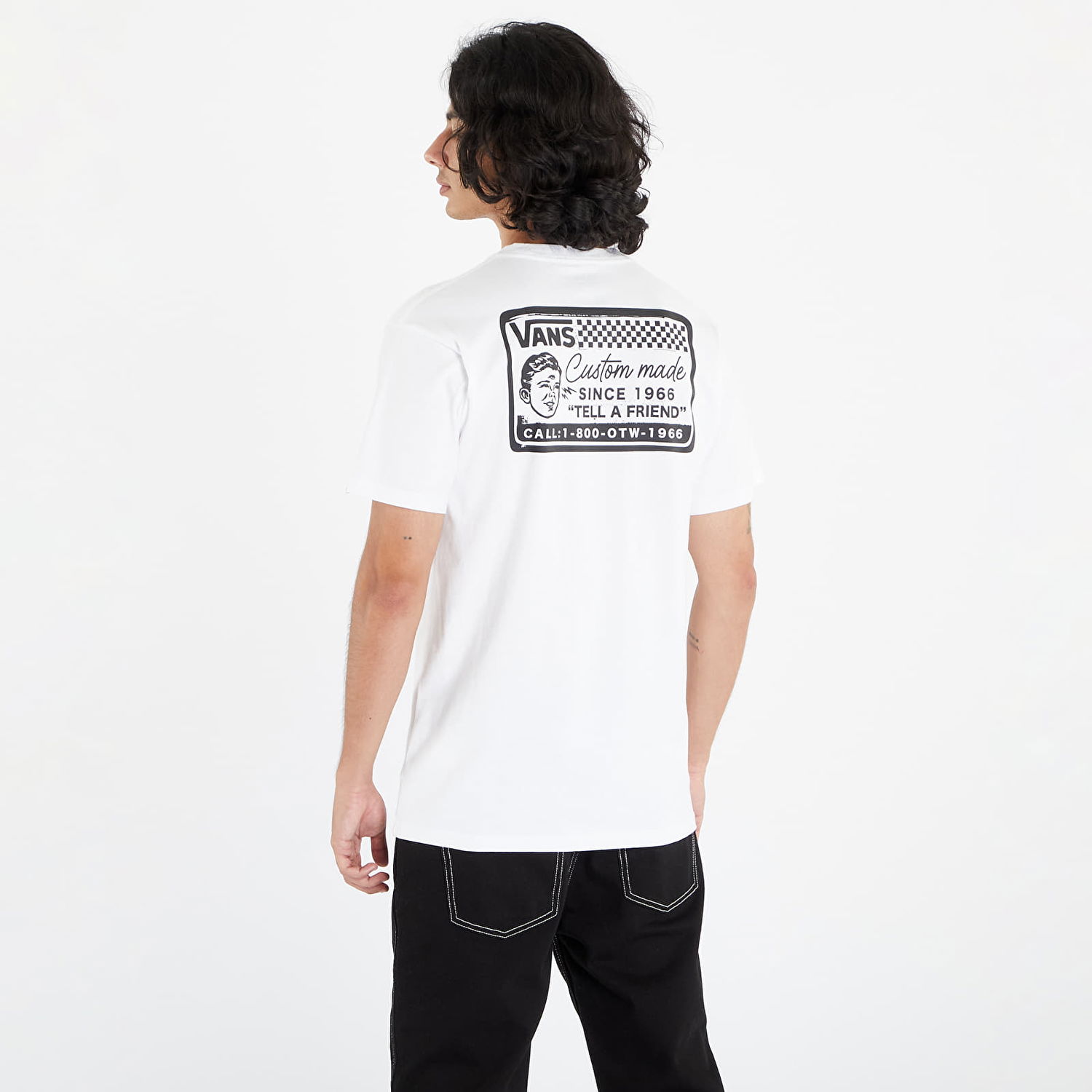 Tričko Vans Psyche Custom Biela | VN000G05WHT1, 1