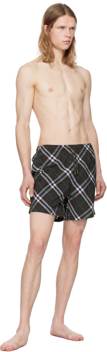 Plavky Burberry Burberry Check Swim Shorts Hnedá | 8108204, 3