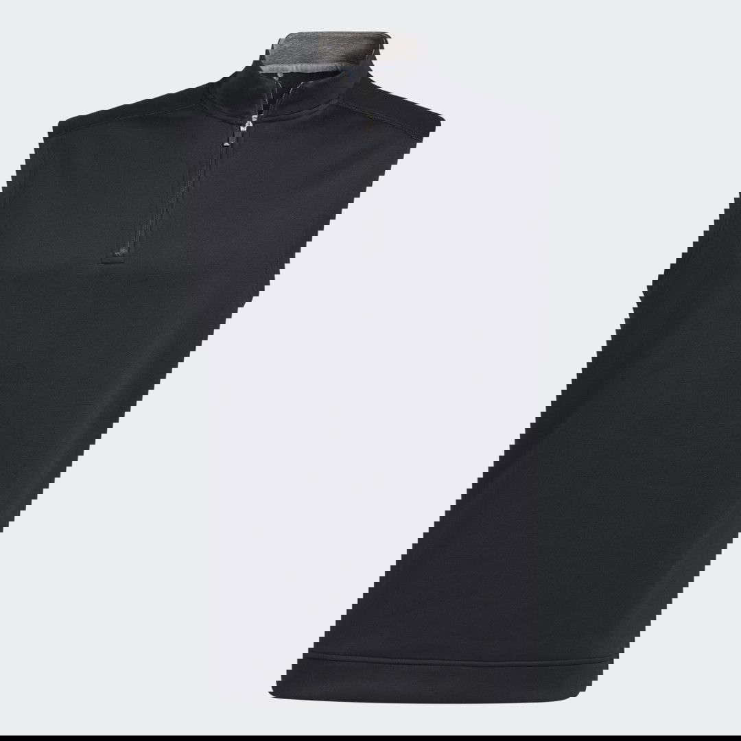 Vesta adidas Originals Club Quarter-Zip Vest Čierna | GH7080, 0
