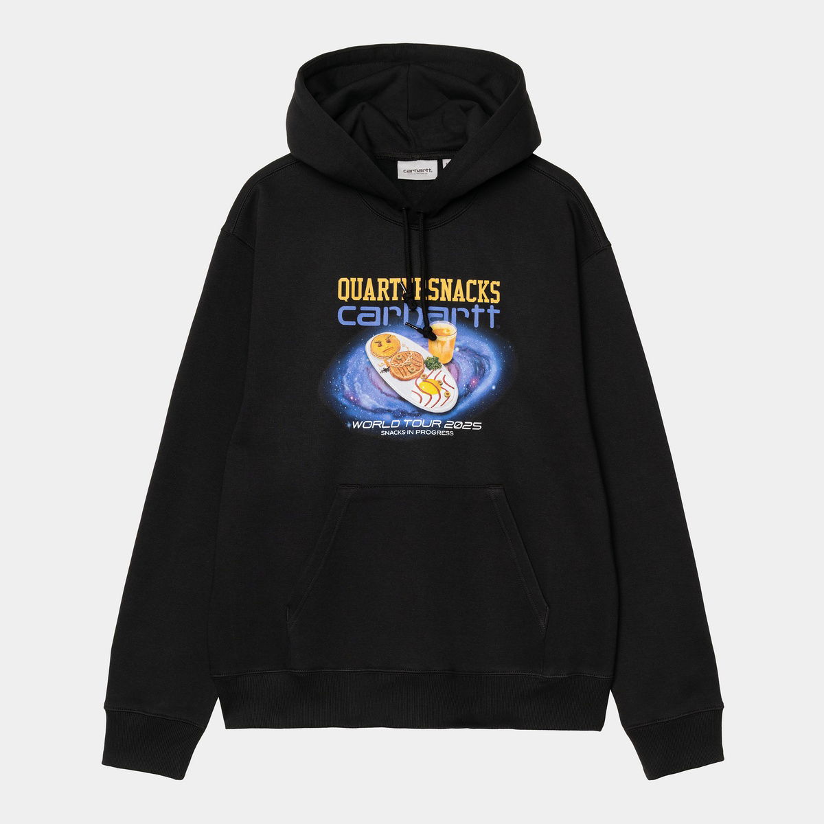 Mikina Carhartt WIP Quartersnacks World Tour 2025 Hoodie Čierna | I036113_6, 0
