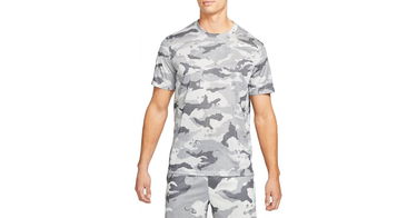 Tričko Nike Nike Dri-FIT Camo T-Shirt Šedá | dd6886-097, 1