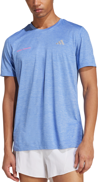 Tričko adidas Originals Own the Run Melange Tee Modrá | jl8725, 0