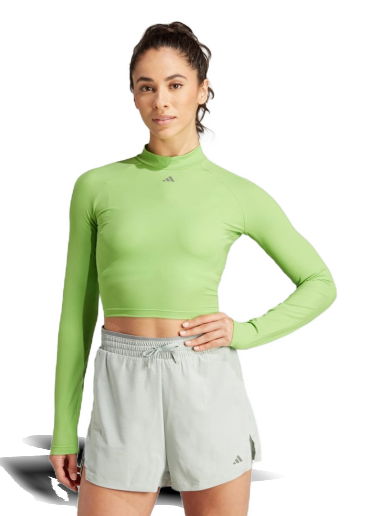 Crop Top adidas Originals HIIT HEAT.RDY Crop Top Zelené | IM2656