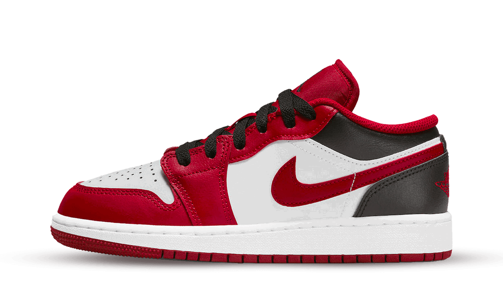 Tenisky a topánky Jordan Air Jordan 1 Low "Reverse Black Toe" GS Červená | 553560-163, 0