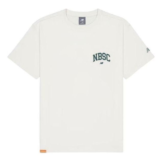 Tričko New Balance NBSC Graphic T-Shirt Biela | AMT42331-CIC