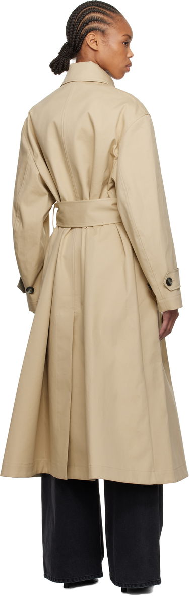 Trenčkot AMI AMI Paris Belted Coat Béžová | FJK521.CO0081, 2